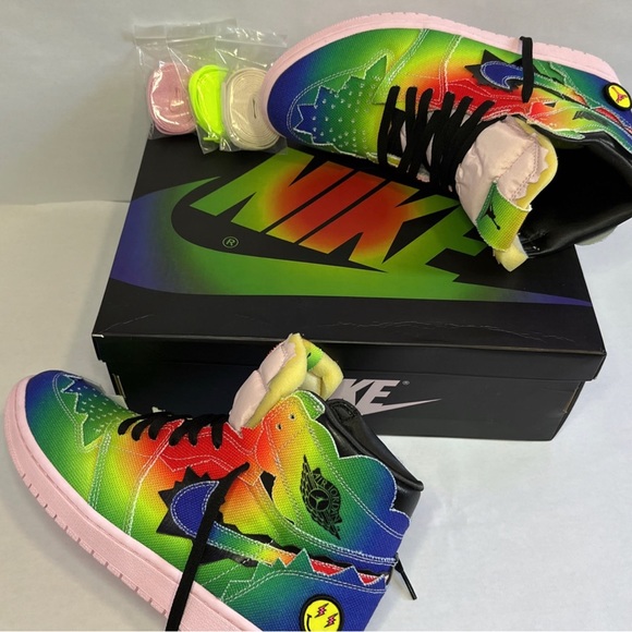 J. Balvin x Air Jordan 1 Retro OG High ‘Colores Y Vibras’ - Picture 1 of 5